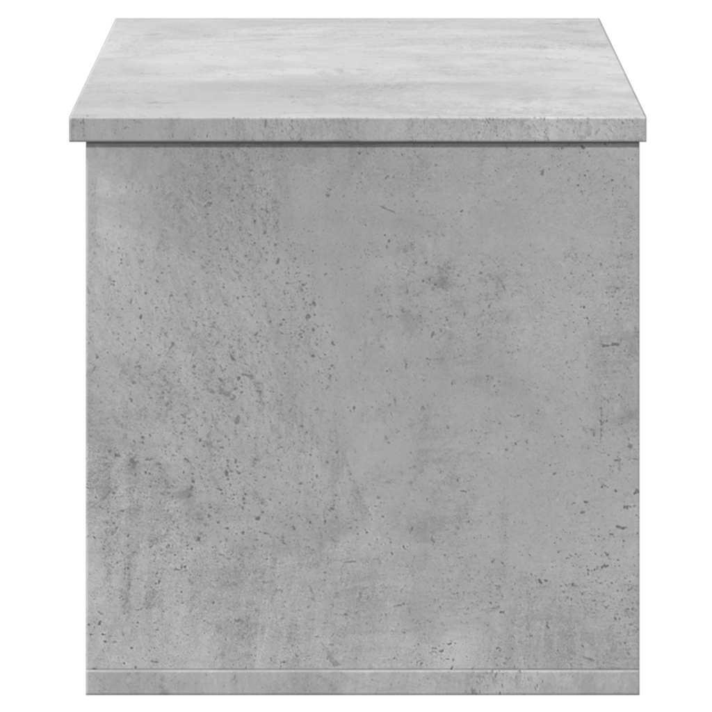 vidaXL Cutie de depozitare, gri beton, 90x35x35 cm, lemn prelucrat vidaXL Cutie de depozitare, gri beton, 90x35x35 cm, lemn prelucrat