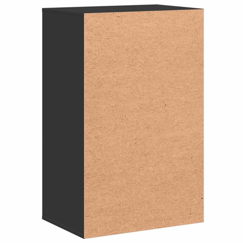 vidaXL Dulap de depozitare, negru, 56,5x39x90 cm, lemn prelucrat