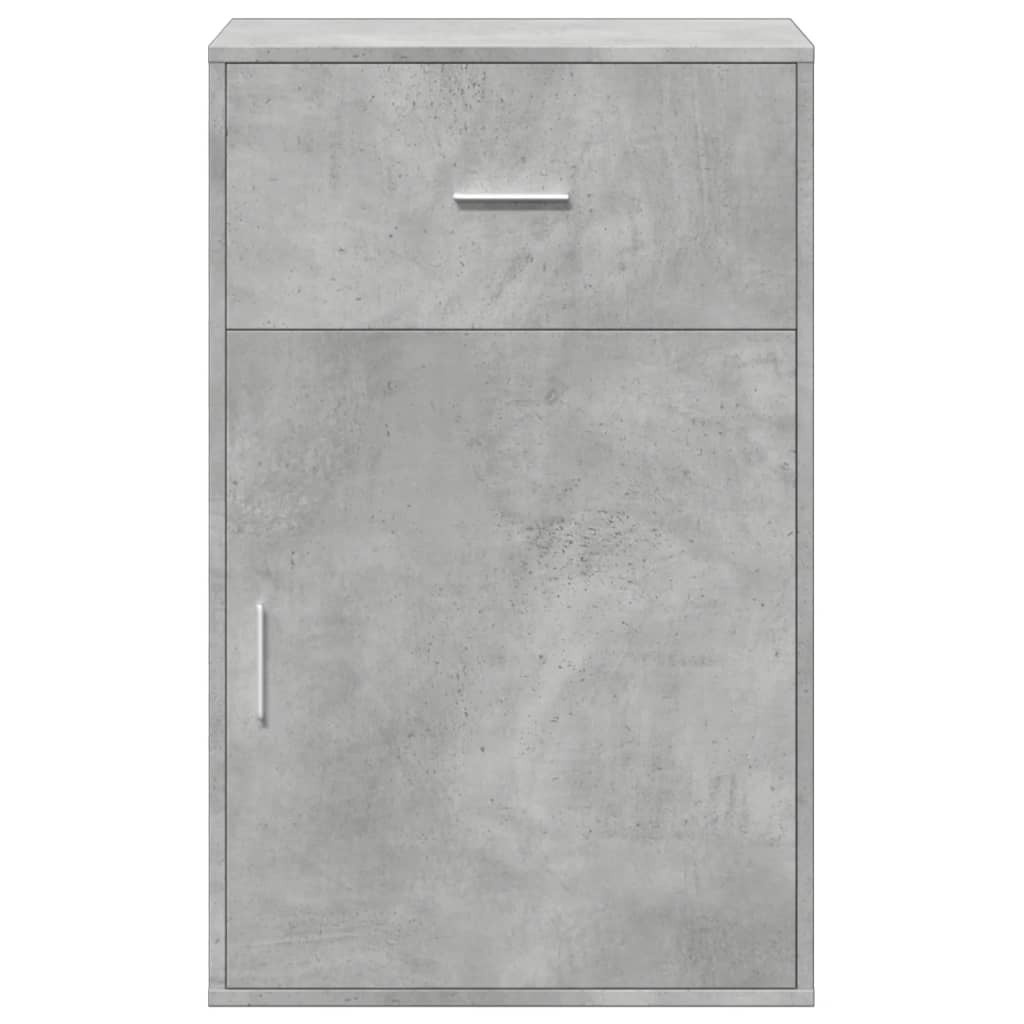 vidaXL Dulap de depozitare, gri beton, 56,5x39x90 cm, lemn prelucrat