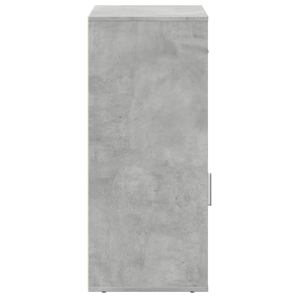 vidaXL Dulap de depozitare, gri beton, 56,5x39x90 cm, lemn prelucrat