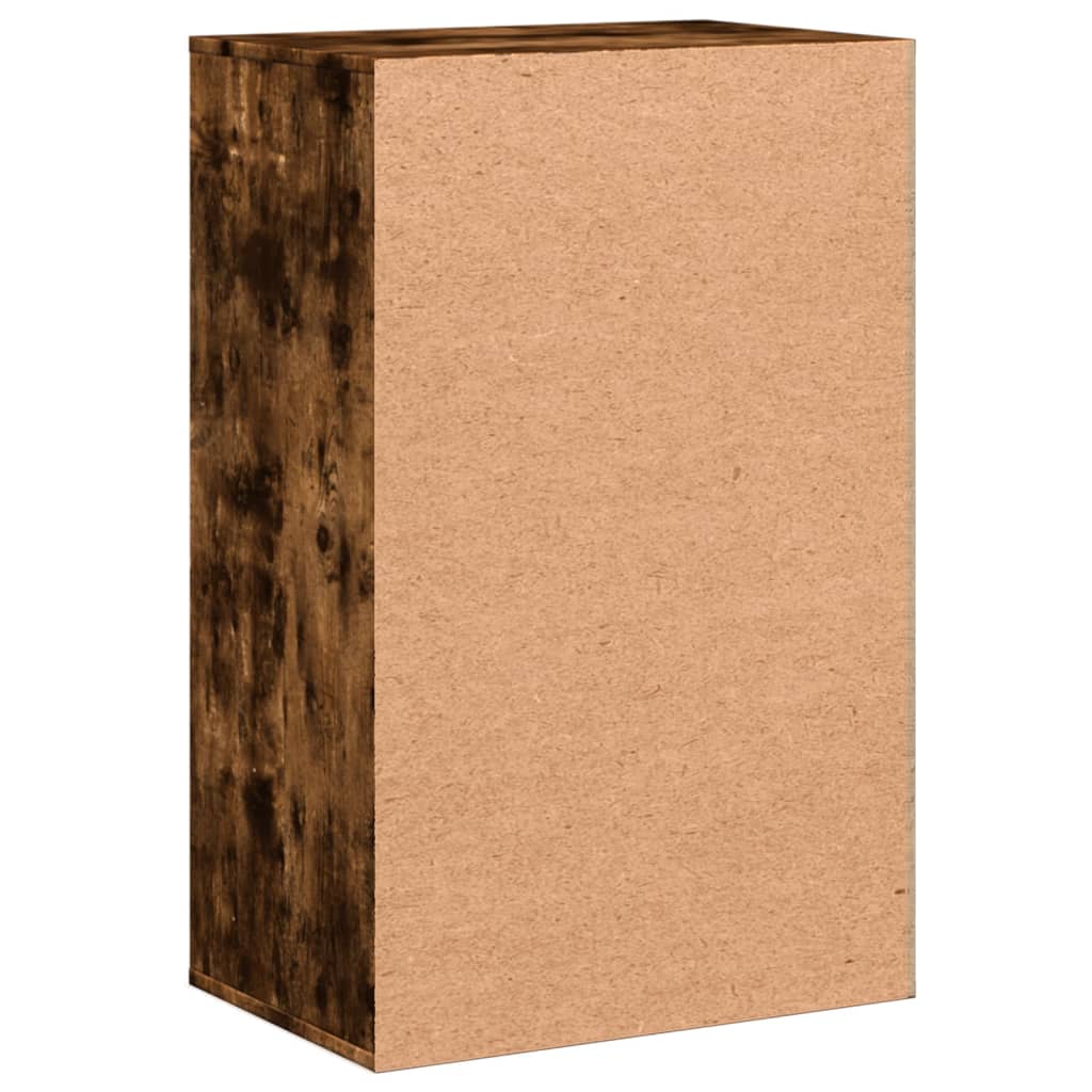 vidaXL Dulap depozitare, stejar fumuriu, 56,5x39x90 cm, lemn prelucrat