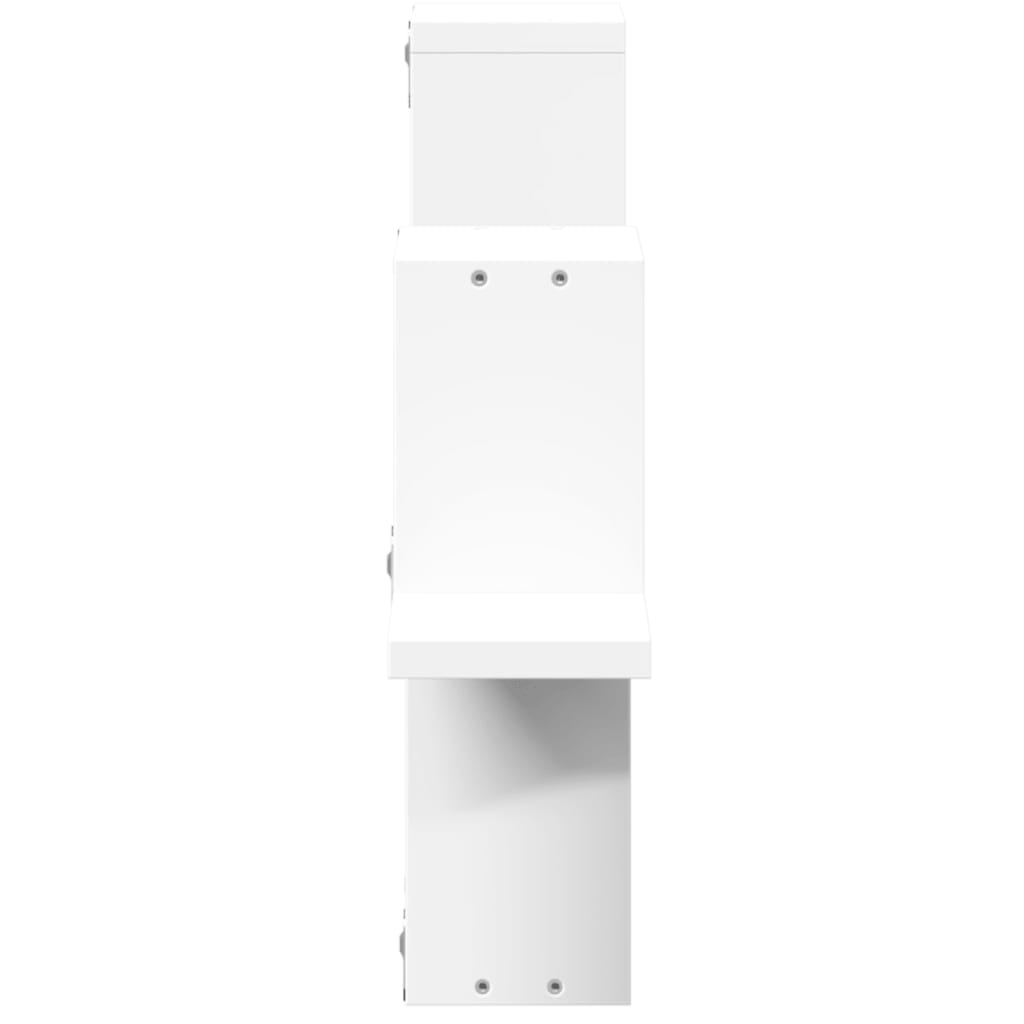 vidaXL Raft de perete, alb, 104,5x10x43 cm, lemn prelucrat vidaXL Raft de perete, alb, 104,5x10x43 cm, lemn prelucrat