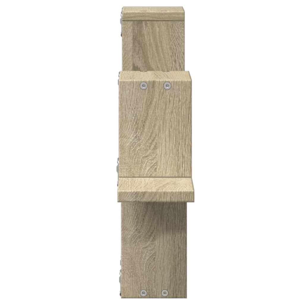 vidaXL Raft de perete, stejar sonoma, 104,5x10x43 cm, lemn prelucrat