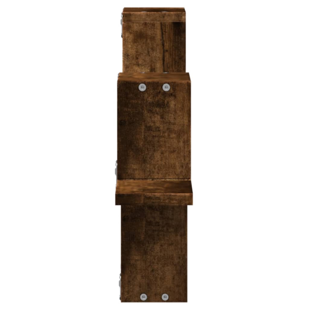 vidaXL Raft de perete, stejar fumuriu, 104,5x10x43 cm, lemn prelucrat vidaXL Raft de perete, stejar fumuriu, 104,5x10x43 cm, lemn prelucrat