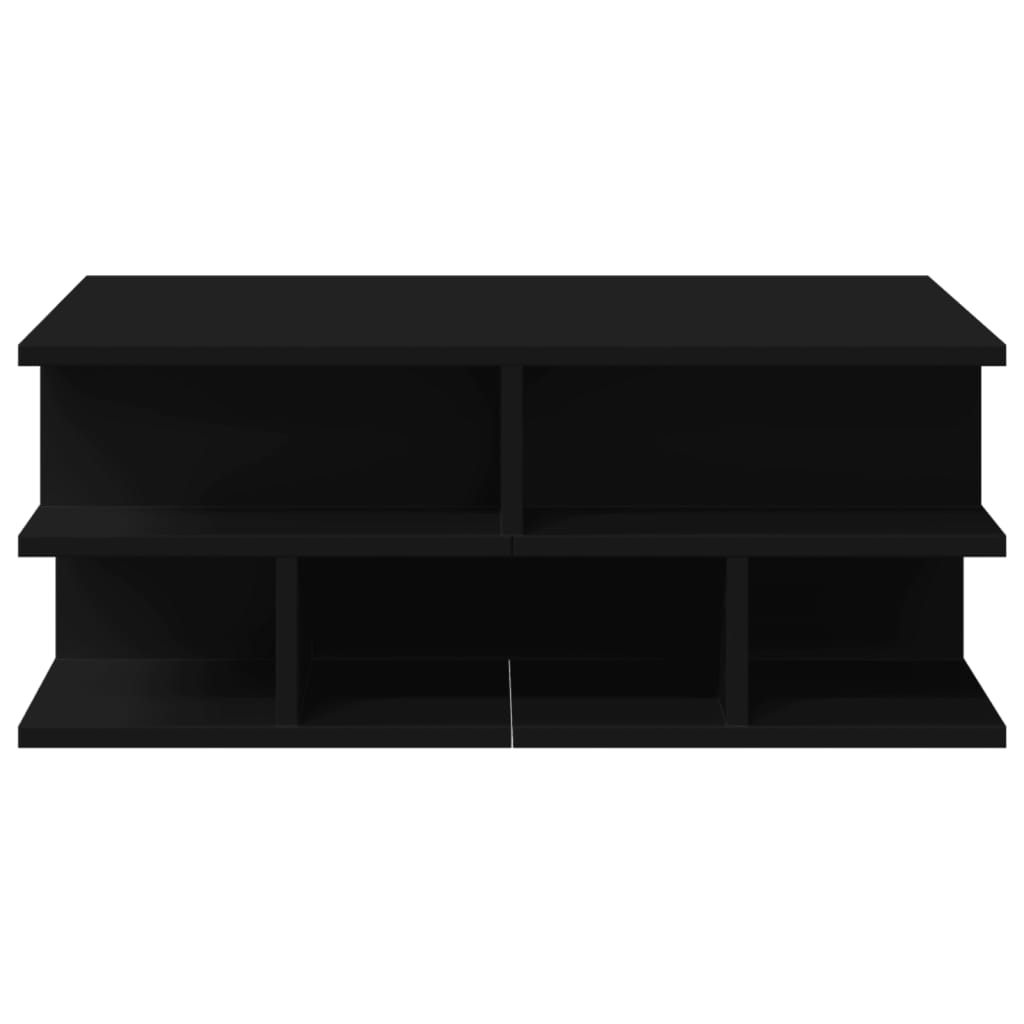 vidaXL Măsuță de cafea, negru, 70x70x29 cm, lemn prelucrat vidaXL Măsuță de cafea, negru, 70x70x29 cm, lemn prelucrat