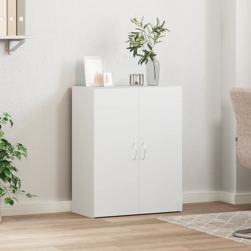 vidaXL Fișet, alb, 60x32x77,5 cm, lemn prelucrat