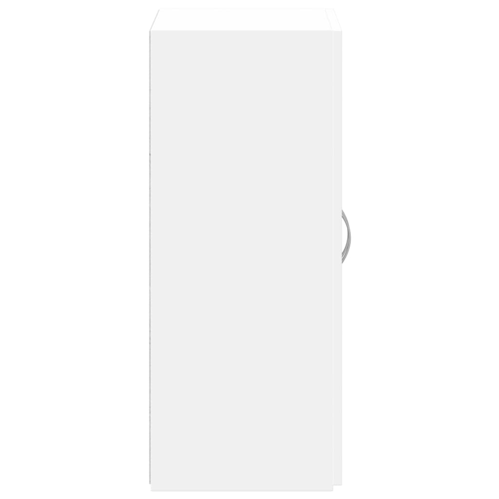 vidaXL Fișet, alb, 60x32x77,5 cm, lemn prelucrat