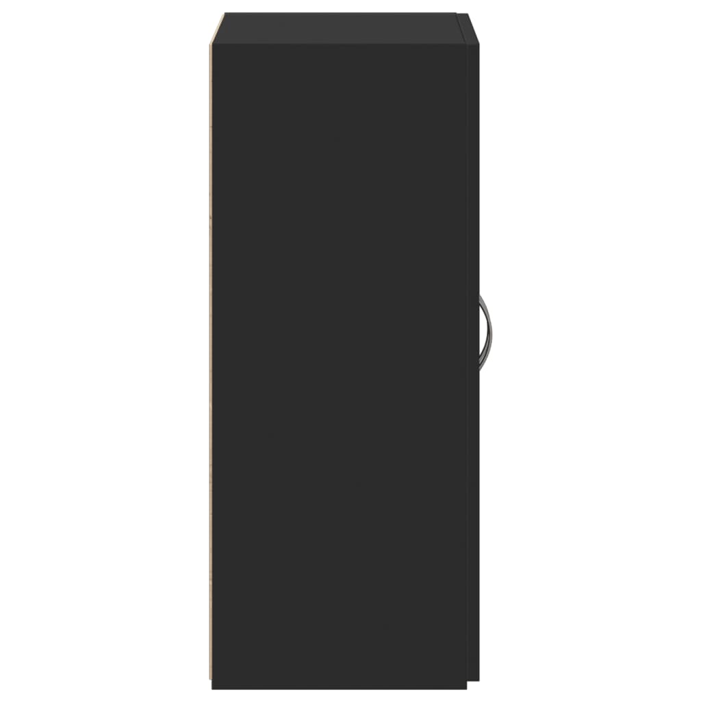 vidaXL Fișet, negru, 60x32x77,5 cm, lemn prelucrat vidaXL Fișet, negru, 60x32x77,5 cm, lemn prelucrat