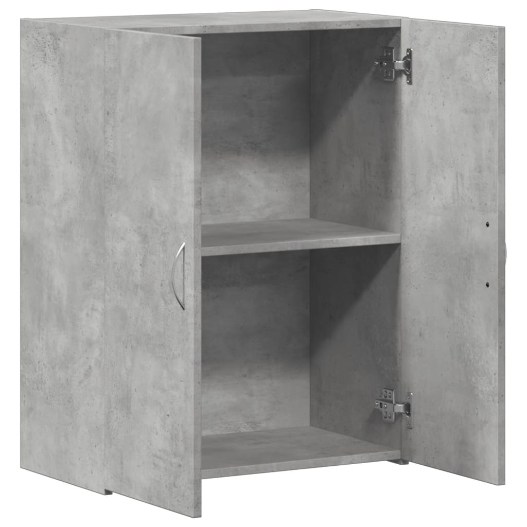 vidaXL Fișet, gri beton, 60x32x77,5 cm, lemn prelucrat vidaXL Fișet, gri beton, 60x32x77,5 cm, lemn prelucrat