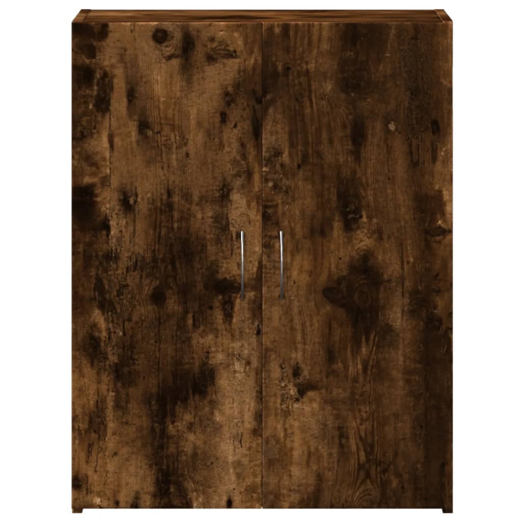 vidaXL Fișet, stejar fumuriu, 60x32x77,5 cm, lemn prelucrat vidaXL Fișet, stejar fumuriu, 60x32x77,5 cm, lemn prelucrat
