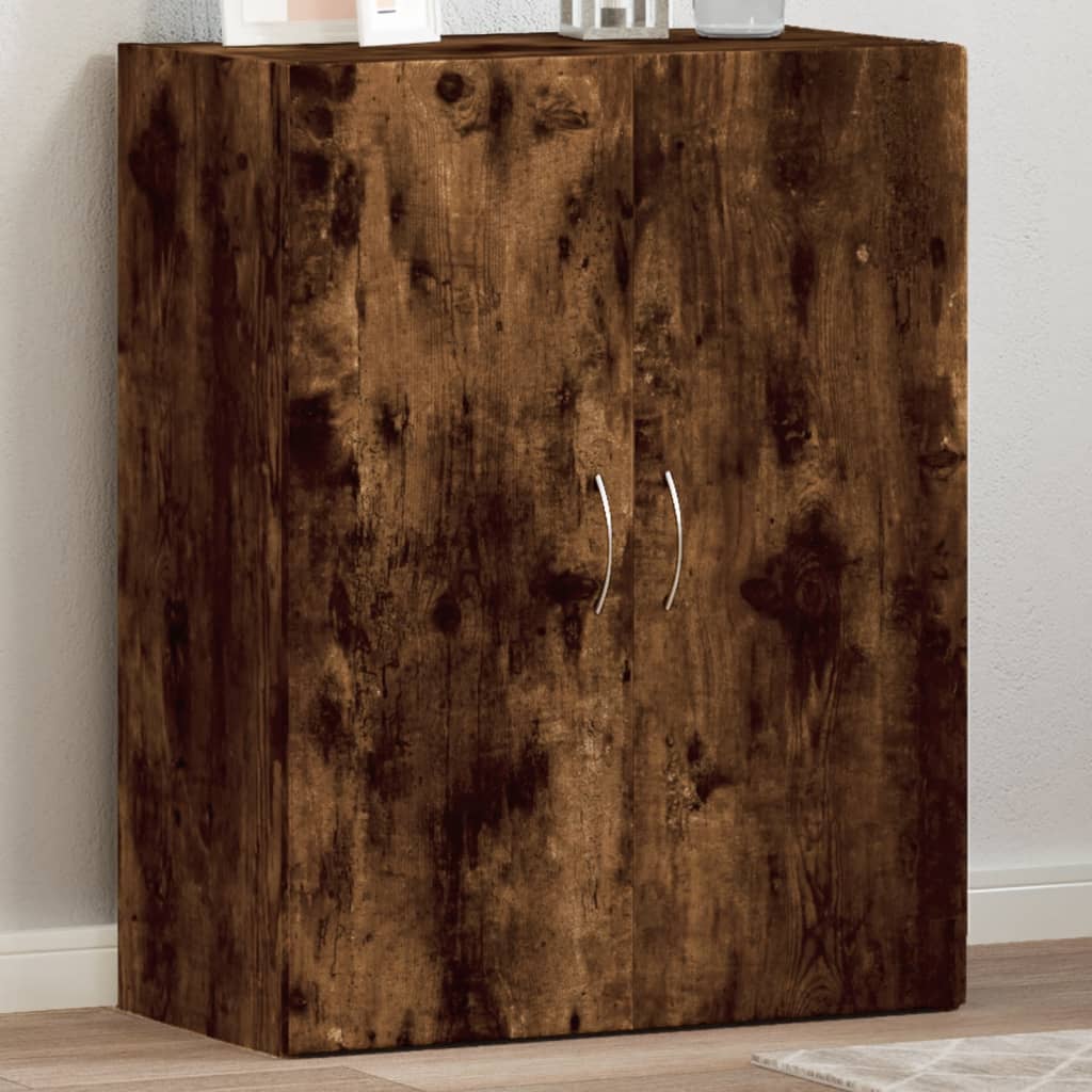 vidaXL Fișet, stejar fumuriu, 60x32x77,5 cm, lemn prelucrat vidaXL Fișet, stejar fumuriu, 60x32x77,5 cm, lemn prelucrat