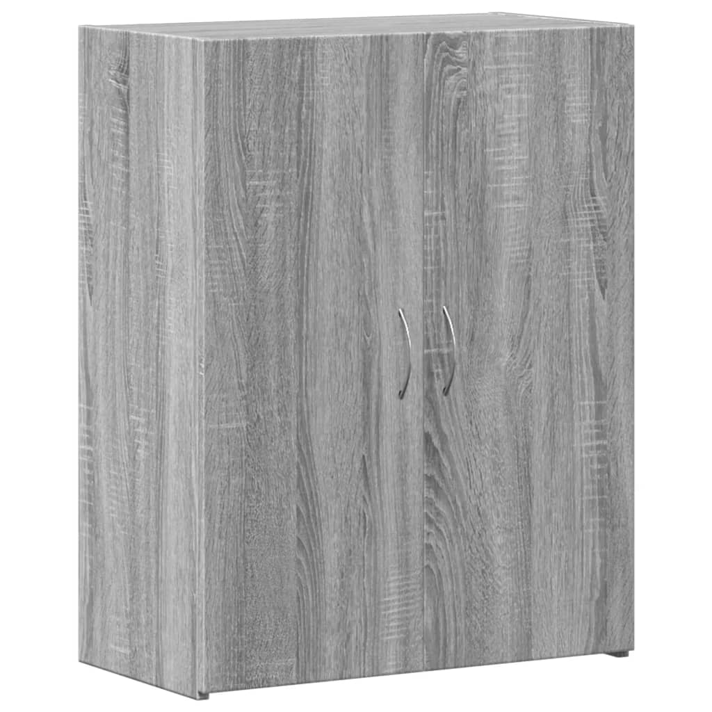 vidaXL Fișet, sonoma gri, 60x32x77,5 cm, lemn prelucrat vidaXL Fișet, sonoma gri, 60x32x77,5 cm, lemn prelucrat