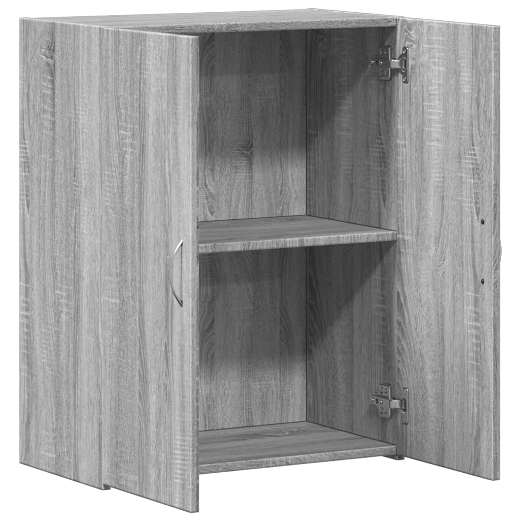 vidaXL Fișet, sonoma gri, 60x32x77,5 cm, lemn prelucrat vidaXL Fișet, sonoma gri, 60x32x77,5 cm, lemn prelucrat