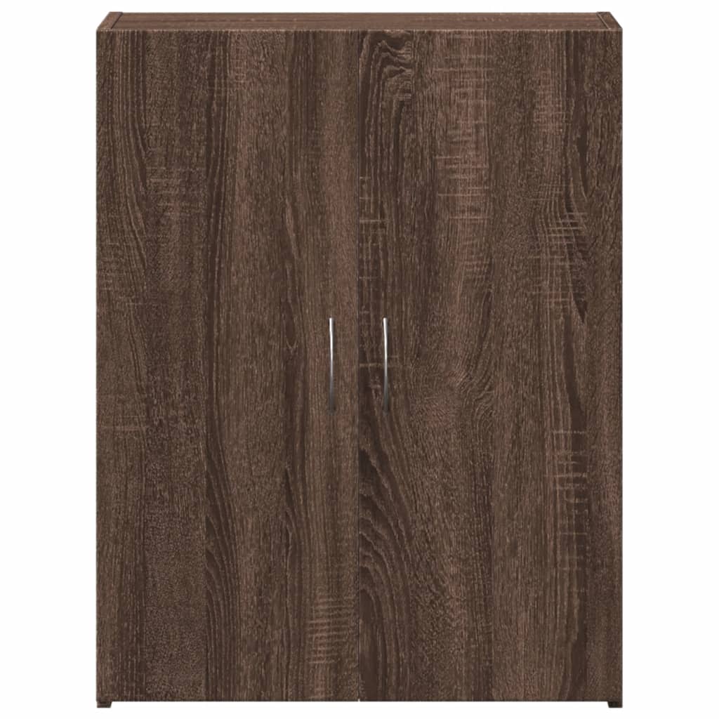 vidaXL Fișet, stejar maro, 60x32x77,5 cm, lemn prelucrat vidaXL Fișet, stejar maro, 60x32x77,5 cm, lemn prelucrat