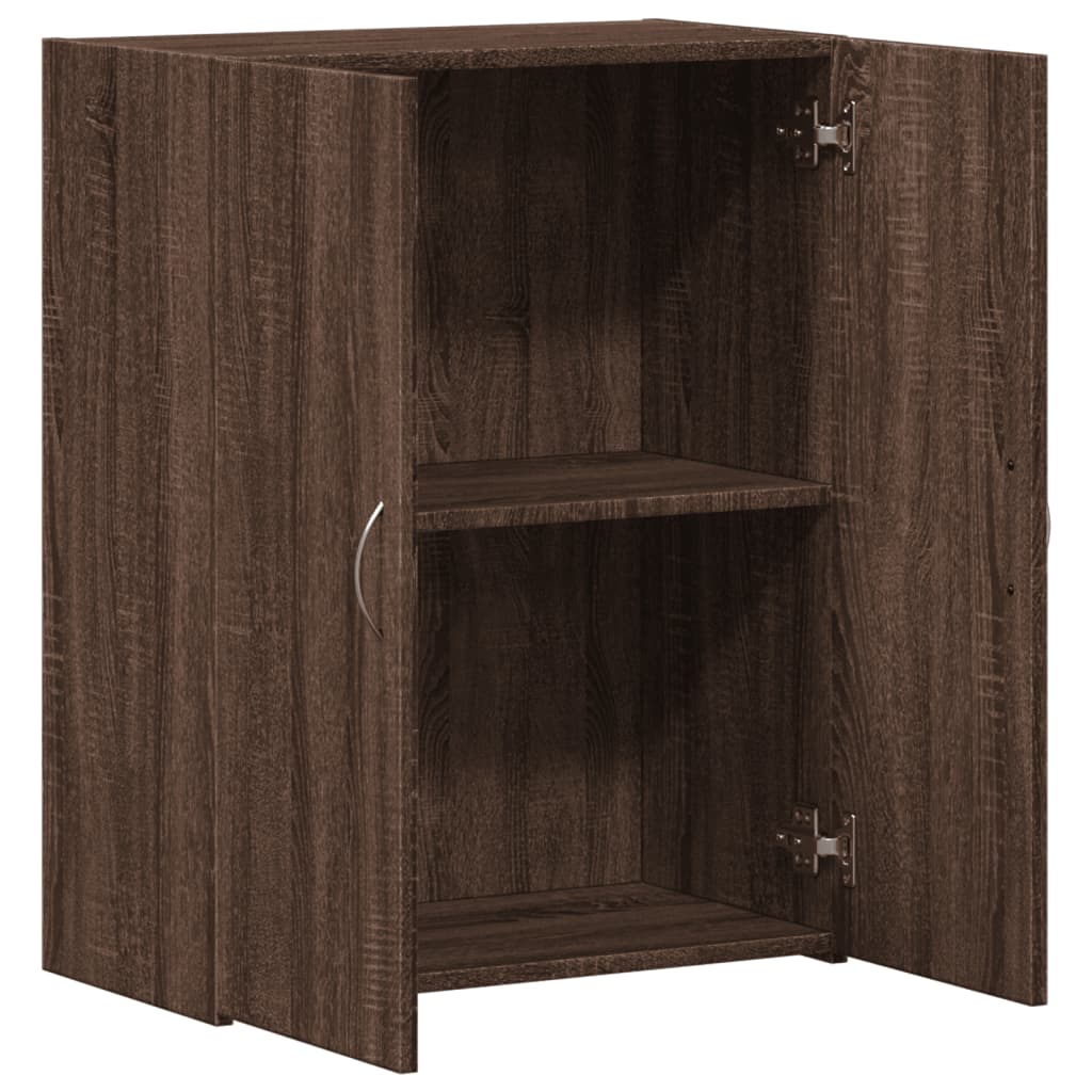 vidaXL Fișet, stejar maro, 60x32x77,5 cm, lemn prelucrat vidaXL Fișet, stejar maro, 60x32x77,5 cm, lemn prelucrat