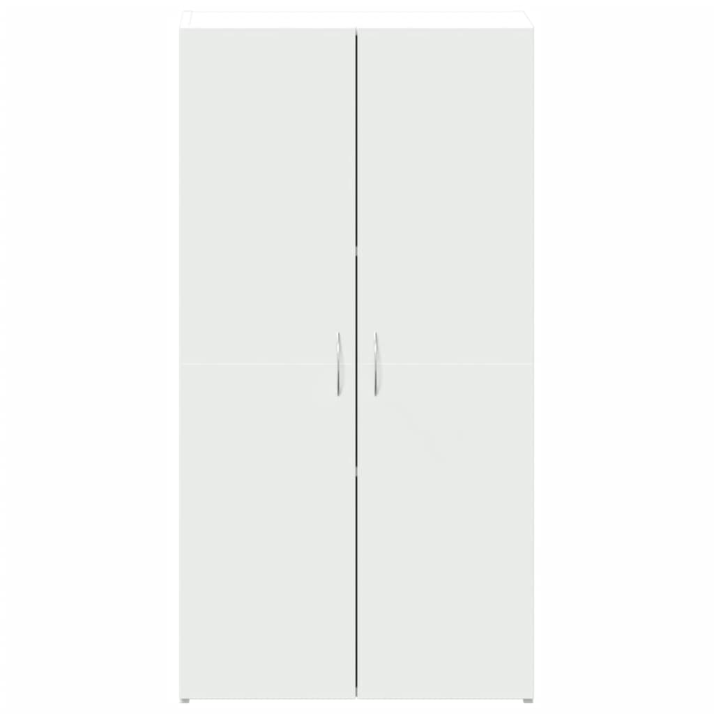 vidaXL Fișet, alb, 60x32x115 cm, lemn prelucrat vidaXL Fișet, alb, 60x32x115 cm, lemn prelucrat