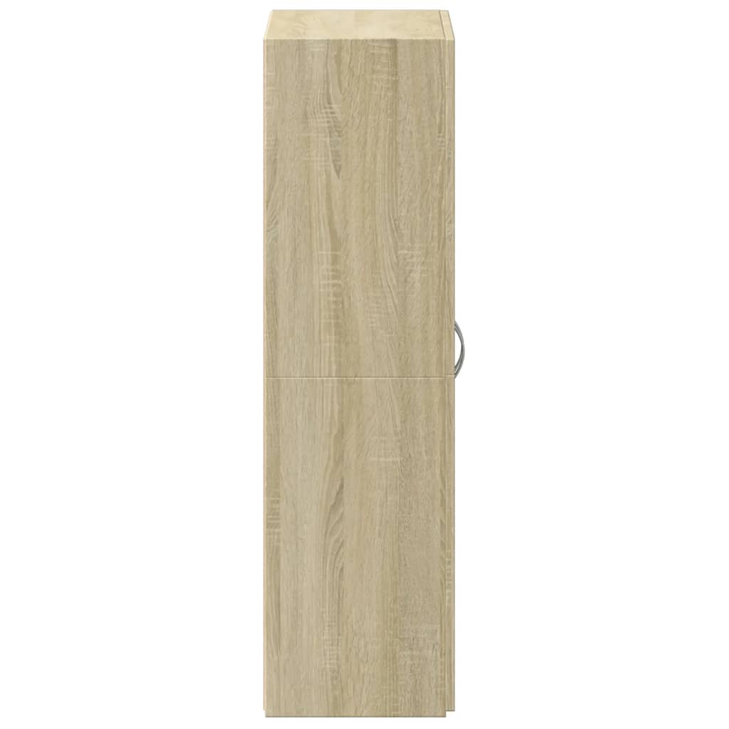 vidaXL Fișet, stejar sonoma, 60x32x115 cm, lemn prelucrat vidaXL Fișet, stejar sonoma, 60x32x115 cm, lemn prelucrat