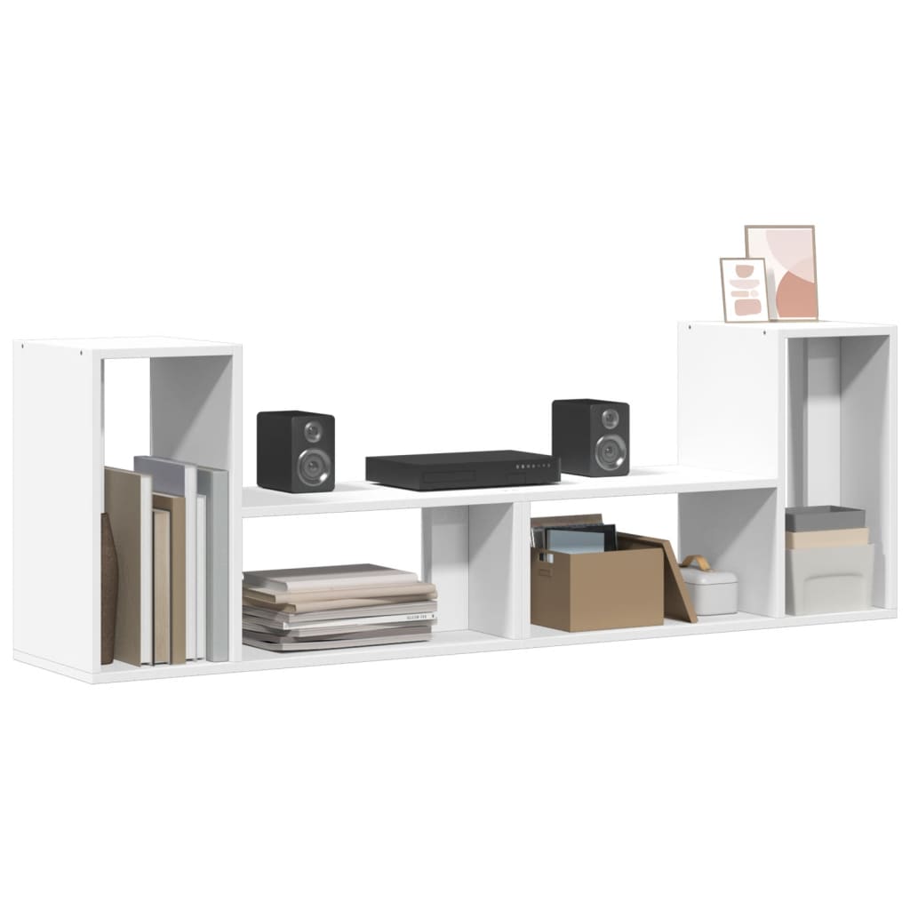 vidaXL Dulap TV, 2 buc., alb, 75x30x50 cm, lemn prelucrat vidaXL Dulap TV, 2 buc., alb, 75x30x50 cm, lemn prelucrat