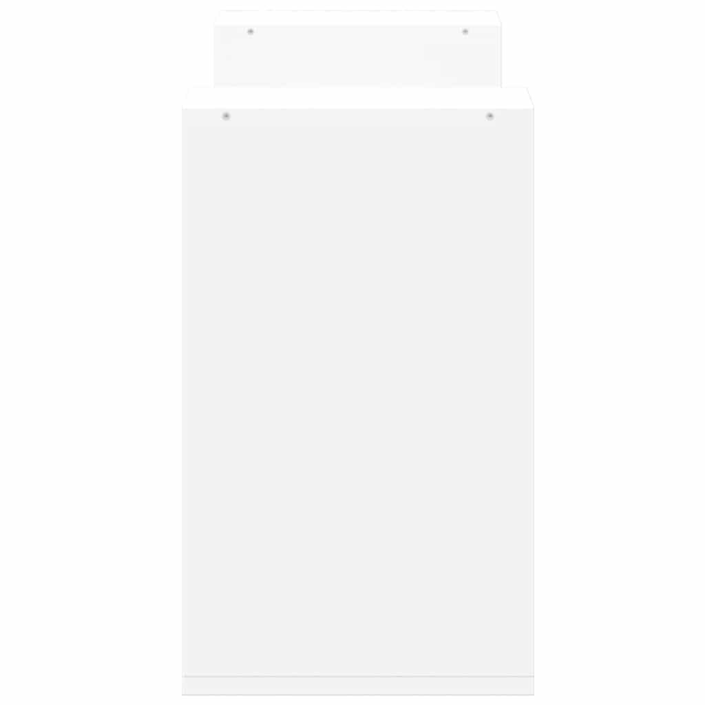 vidaXL Dulap TV, 2 buc., alb, 75x30x50 cm, lemn prelucrat vidaXL Dulap TV, 2 buc., alb, 75x30x50 cm, lemn prelucrat