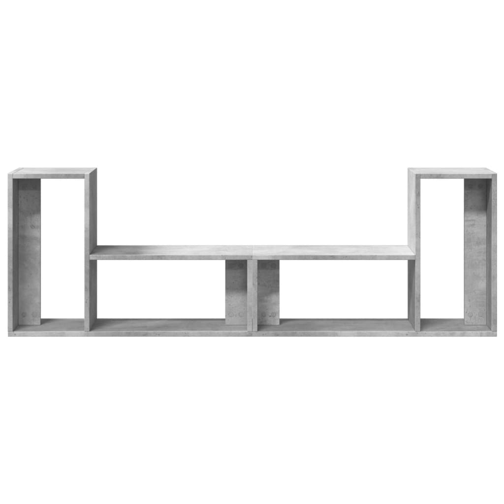 vidaXL Dulapuri TV, 2 buc., gri beton, 75x30x50 cm, lemn prelucrat