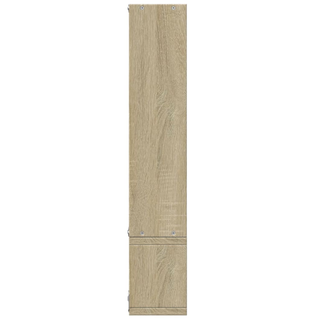 vidaXL Raft de perete, stejar sonoma, 96x12x64 cm, PAL vidaXL Raft de perete, stejar sonoma, 96x12x64 cm, PAL