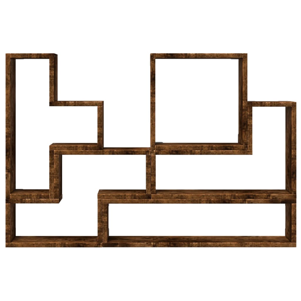 vidaXL Raft de perete, stejar fumuriu, 96x12x64 cm, lemn prelucrat vidaXL Raft de perete, stejar fumuriu, 96x12x64 cm, lemn prelucrat