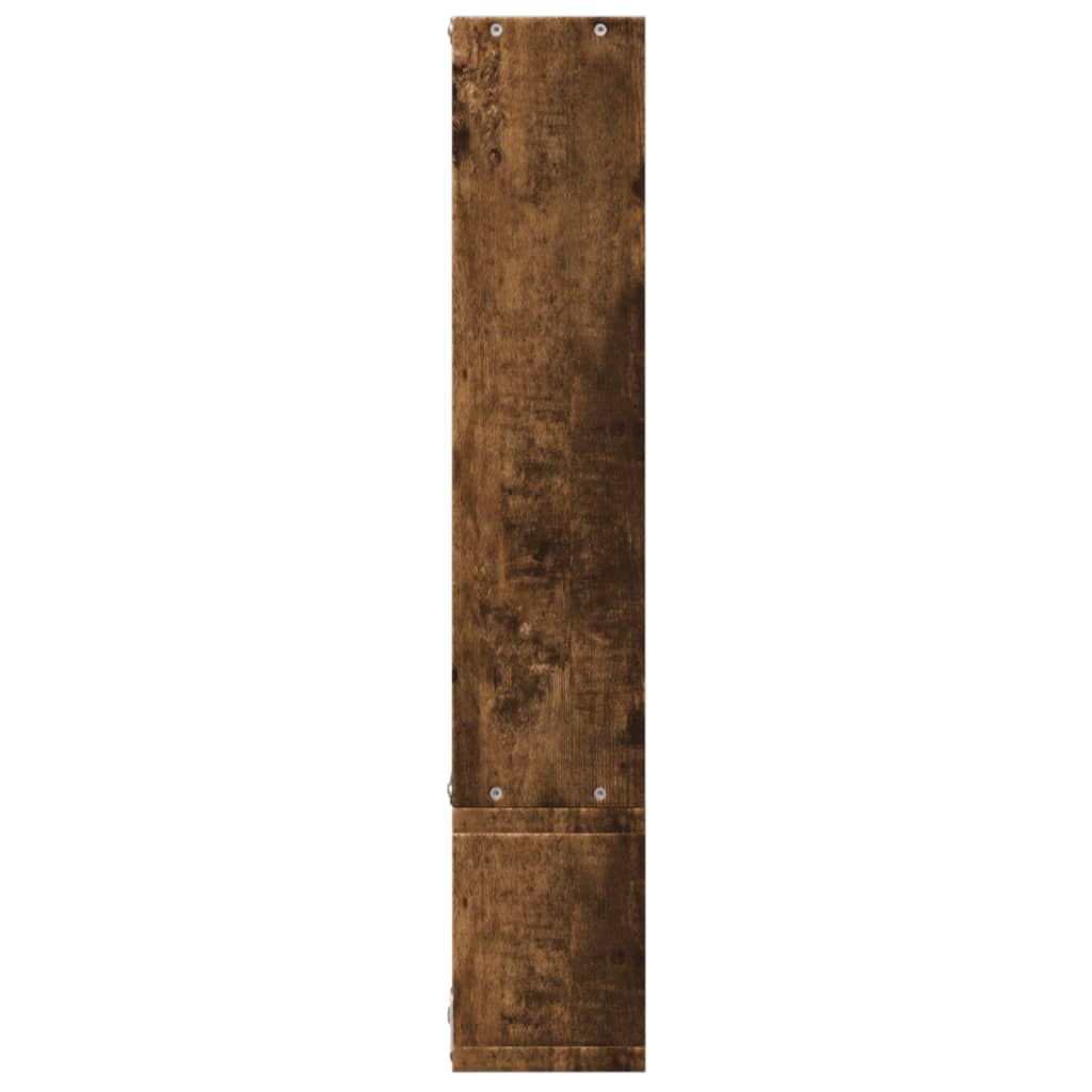 vidaXL Raft de perete, stejar fumuriu, 96x12x64 cm, lemn prelucrat vidaXL Raft de perete, stejar fumuriu, 96x12x64 cm, lemn prelucrat