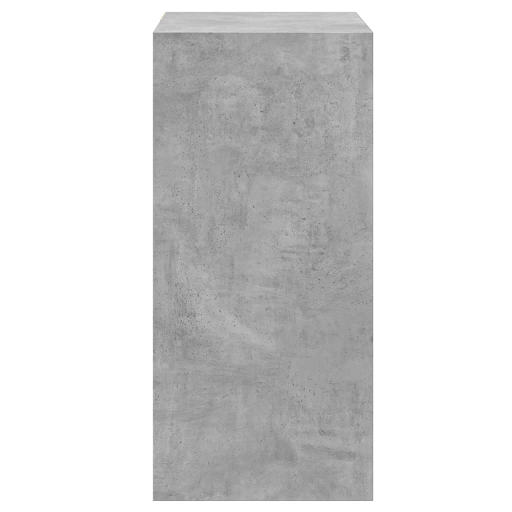vidaXL Dulap, gri beton, 77x48x102 cm, lemn prelucrat vidaXL Dulap, gri beton, 77x48x102 cm, lemn prelucrat