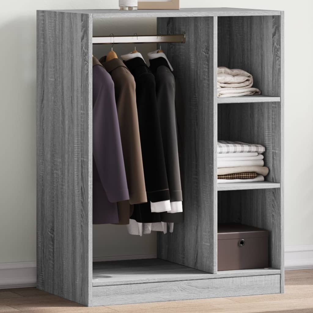 vidaXL Dulap, gri sonoma, 77x48x102 cm, lemn prelucrat vidaXL Dulap, gri sonoma, 77x48x102 cm, lemn prelucrat