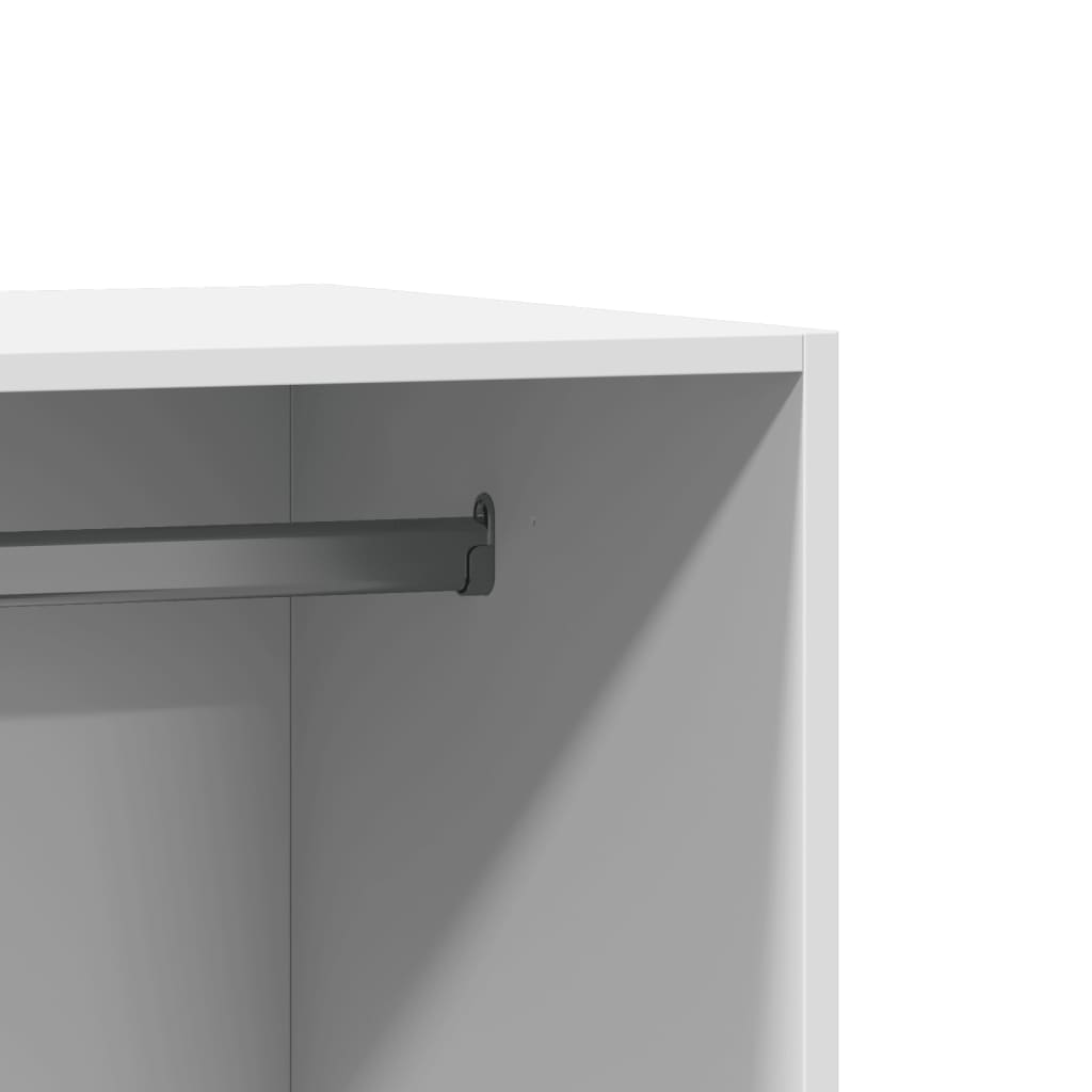 vidaXL Dulap, alb, 48x41x102 cm, lemn prelucrat vidaXL Dulap, alb, 48x41x102 cm, lemn prelucrat