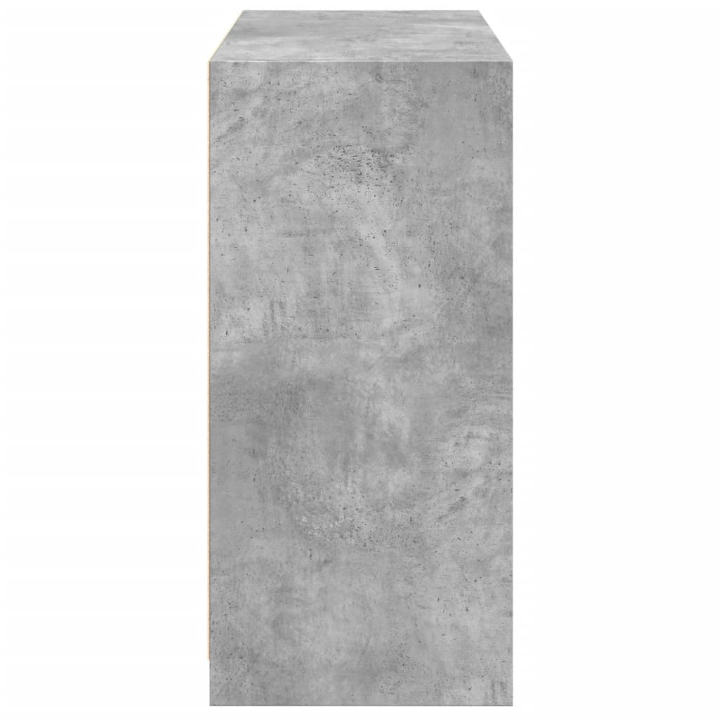 vidaXL Dulap, gri beton, 77x48x102 cm, lemn prelucrat vidaXL Dulap, gri beton, 77x48x102 cm, lemn prelucrat