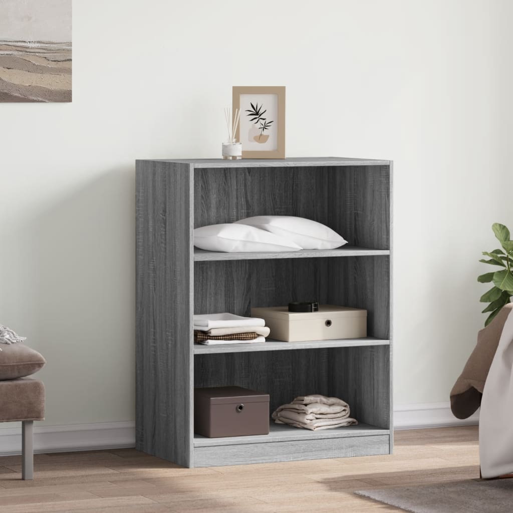 vidaXL Dulap, gri sonoma, 77x48x102 cm, lemn prelucrat vidaXL Dulap, gri sonoma, 77x48x102 cm, lemn prelucrat