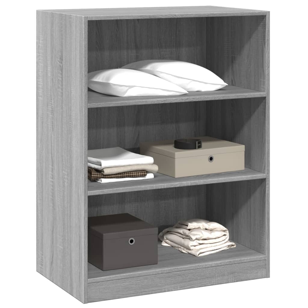 vidaXL Dulap, gri sonoma, 77x48x102 cm, lemn prelucrat vidaXL Dulap, gri sonoma, 77x48x102 cm, lemn prelucrat
