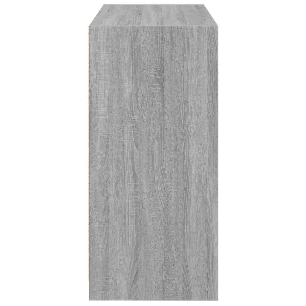 vidaXL Dulap, gri sonoma, 77x48x102 cm, lemn prelucrat vidaXL Dulap, gri sonoma, 77x48x102 cm, lemn prelucrat