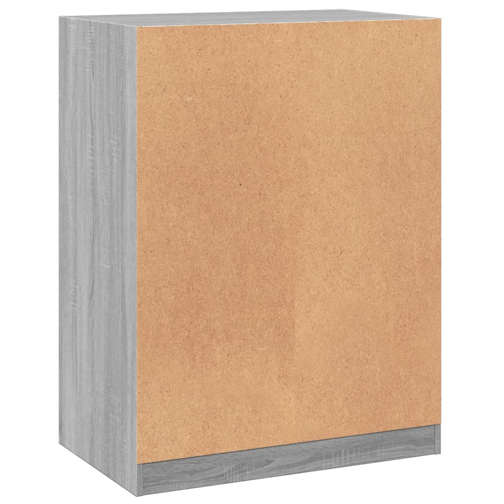 vidaXL Dulap, gri sonoma, 77x48x102 cm, lemn prelucrat vidaXL Dulap, gri sonoma, 77x48x102 cm, lemn prelucrat