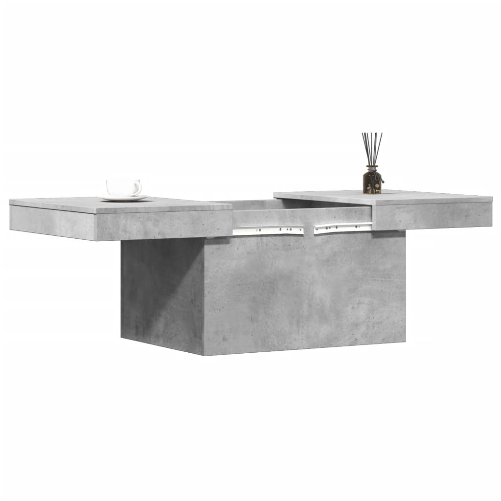 vidaXL Măsuță de cafea, gri beton, 100x55x40 cm, lemn prelucrat vidaXL Măsuță de cafea, gri beton, 100x55x40 cm, lemn prelucrat