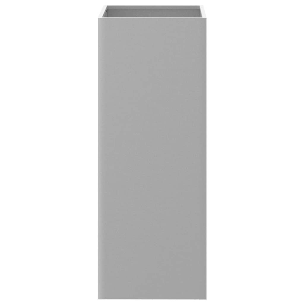 vidaXL Jardinieră, argintiu, 32x29x75 cm, oțel galvanizat vidaXL Jardinieră, argintiu, 32x29x75 cm, oțel galvanizat