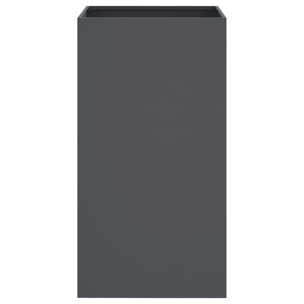 vidaXL Jardinieră, antracit, 42x38x75 cm, oțel