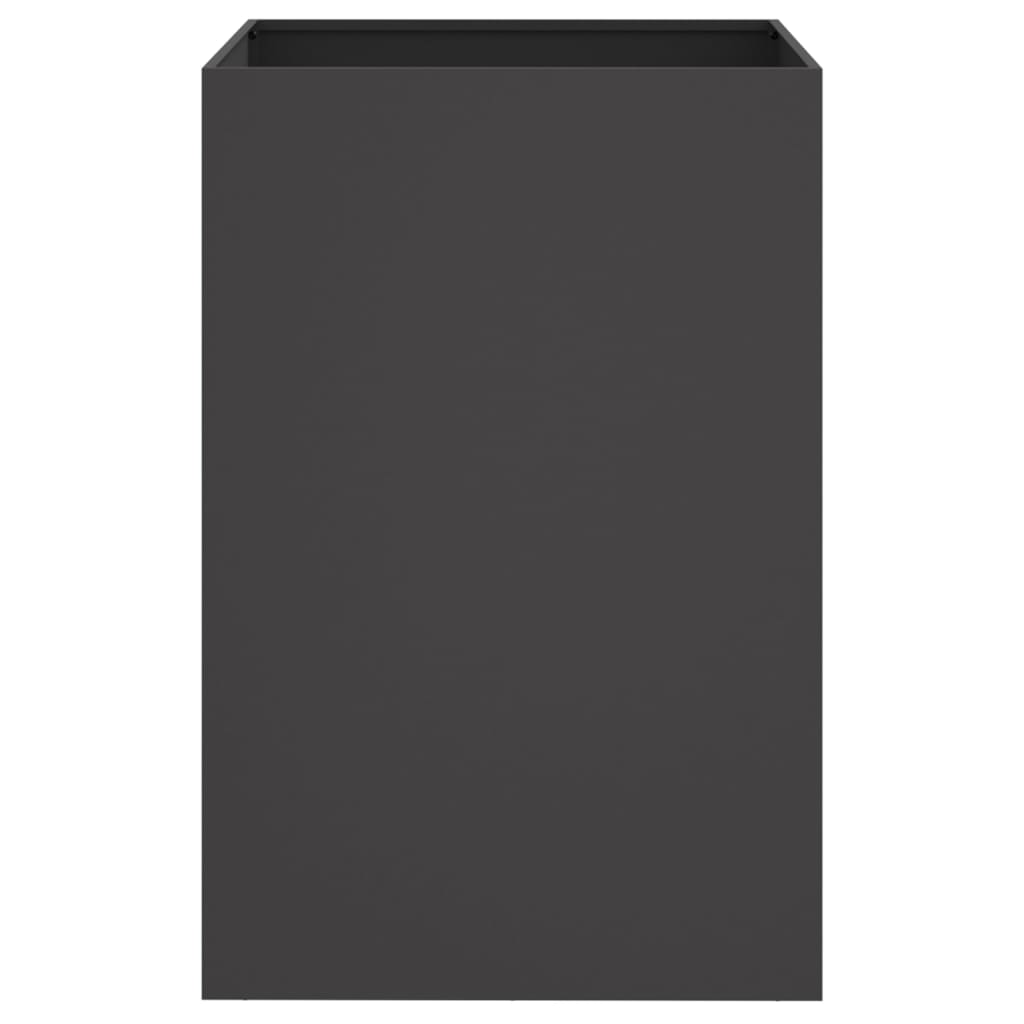 vidaXL Jardinieră, negru, 52x48x75 cm, oțel vidaXL Jardinieră, negru, 52x48x75 cm, oțel