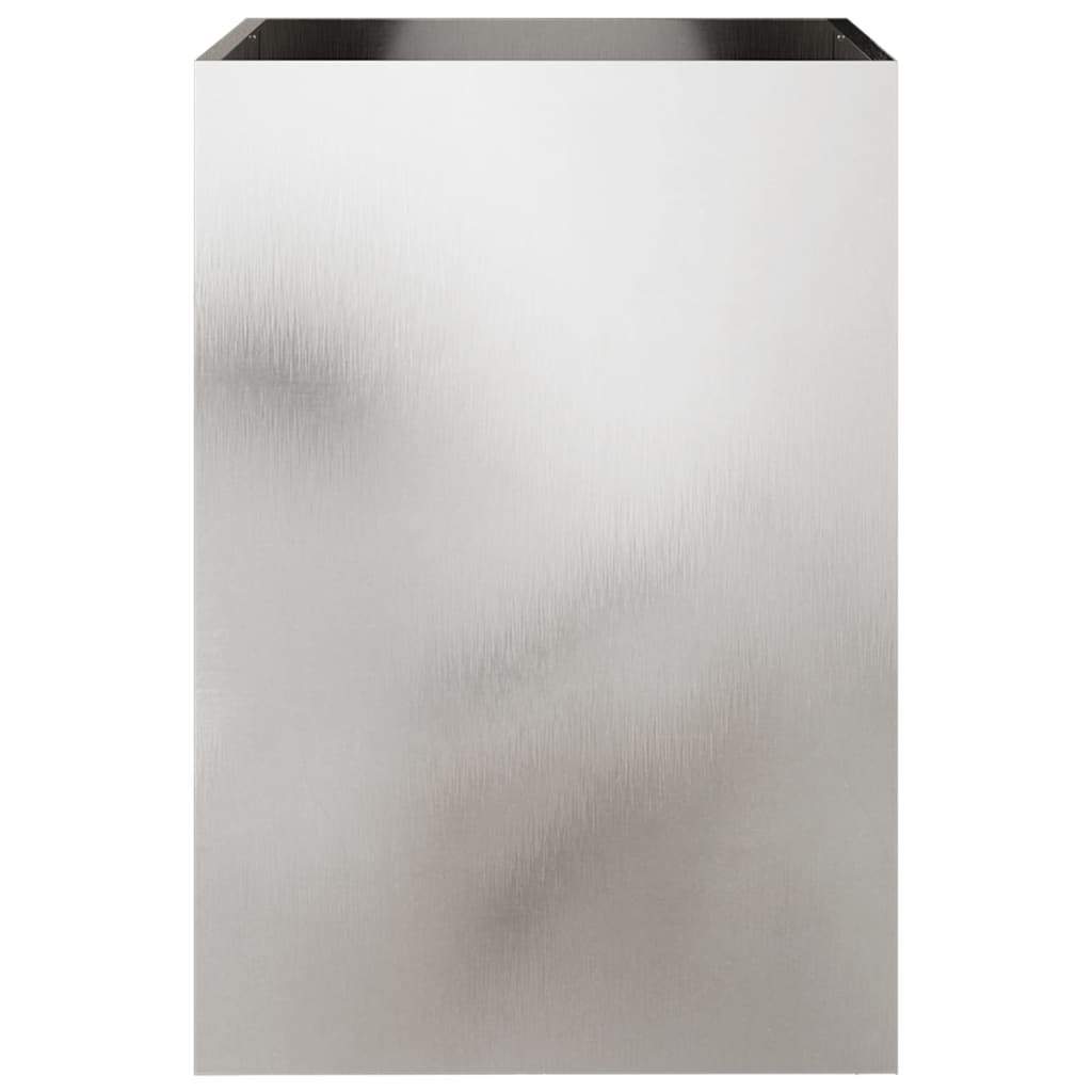 vidaXL Jardinieră, argintiu, 52x48x75 cm, oțel inoxidabil vidaXL Jardinieră, argintiu, 52x48x75 cm, oțel inoxidabil