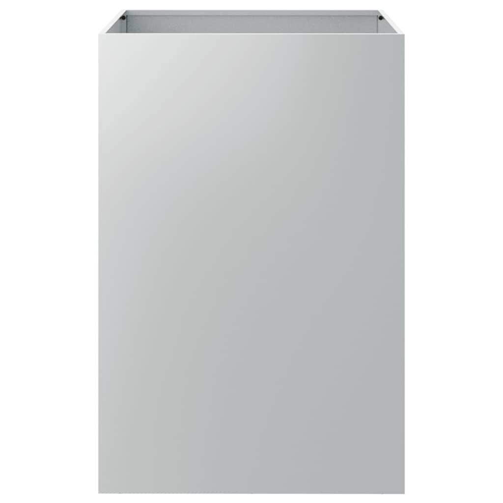 vidaXL Jardinieră, argintiu, 52x48x75 cm, oțel galvanizat vidaXL Jardinieră, argintiu, 52x48x75 cm, oțel galvanizat