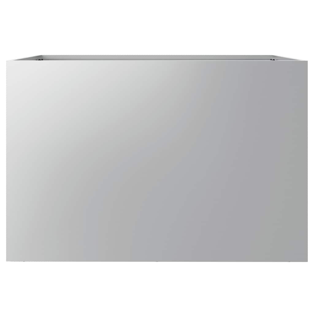 vidaXL Jardinieră, argintiu, 62x40x39 cm, oțel galvanizat vidaXL Jardinieră, argintiu, 62x40x39 cm, oțel galvanizat