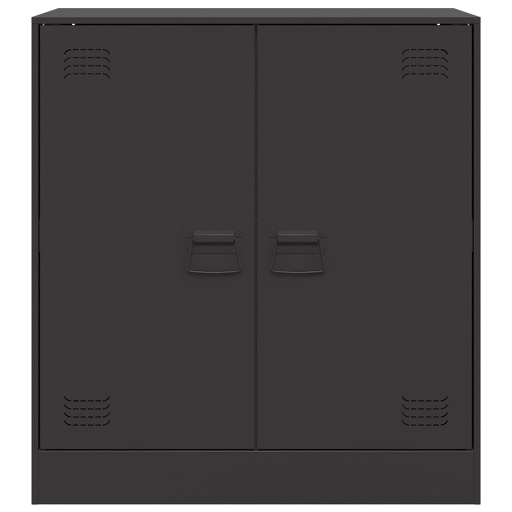 vidaXL Servantă, negru, 67x39x73 cm, oțel vidaXL Servantă, negru, 67x39x73 cm, oțel