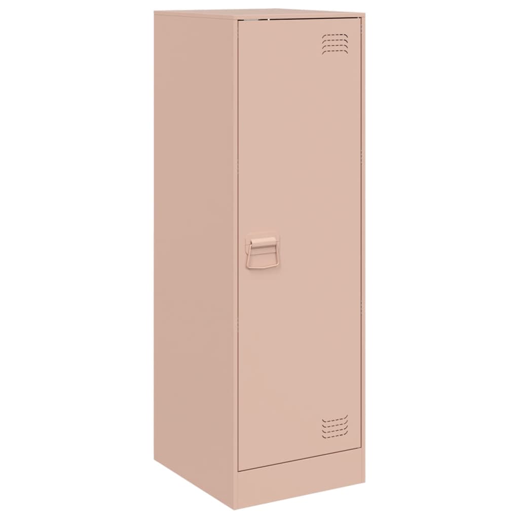 vidaXL Comodă Roz 34,5x39x107 cm oțel vidaXL Comodă Roz 34,5x39x107 cm oțel