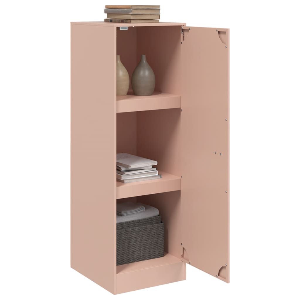 vidaXL Comodă Roz 34,5x39x107 cm oțel vidaXL Comodă Roz 34,5x39x107 cm oțel