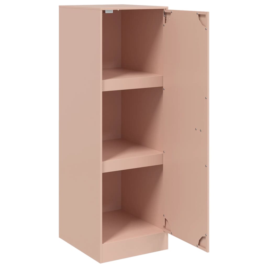vidaXL Comodă Roz 34,5x39x107 cm oțel vidaXL Comodă Roz 34,5x39x107 cm oțel