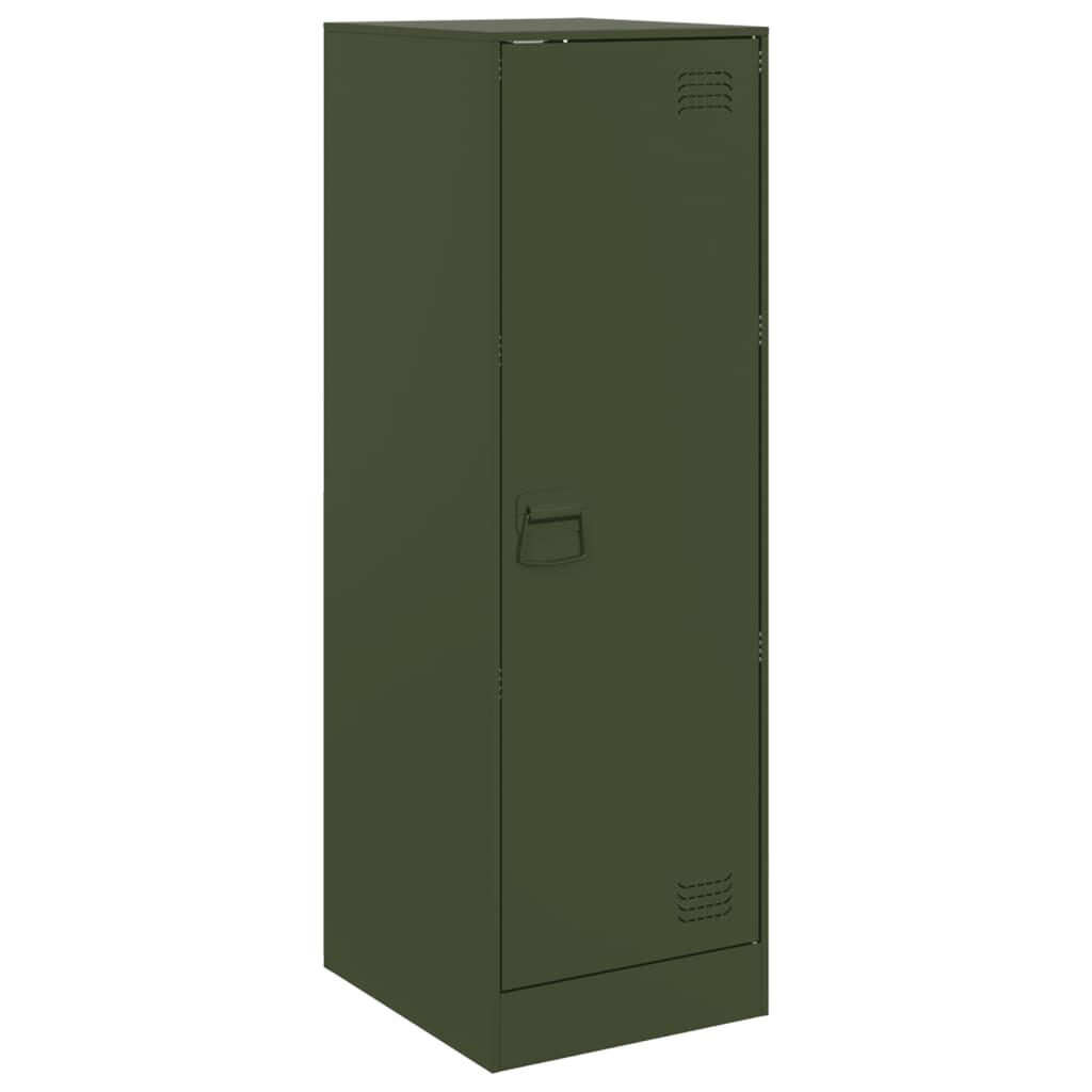 vidaXL Comodă verde măslină 34,5x39x107 cm oțel vidaXL Comodă verde măslină 34,5x39x107 cm oțel