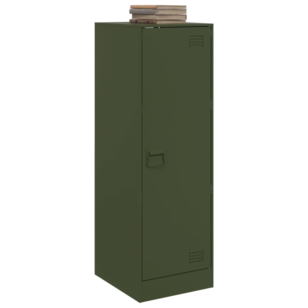 vidaXL Comodă verde măslină 34,5x39x107 cm oțel vidaXL Comodă verde măslină 34,5x39x107 cm oțel