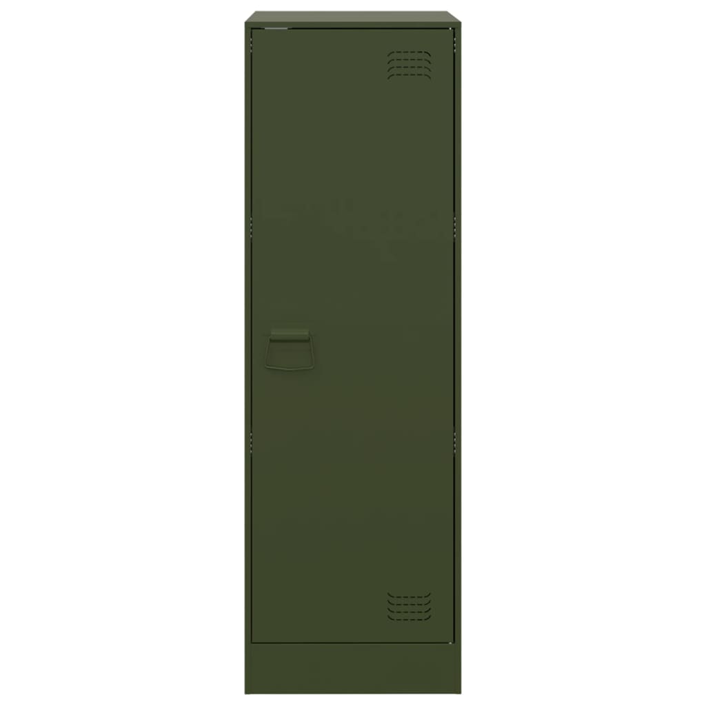 vidaXL Comodă verde măslină 34,5x39x107 cm oțel vidaXL Comodă verde măslină 34,5x39x107 cm oțel