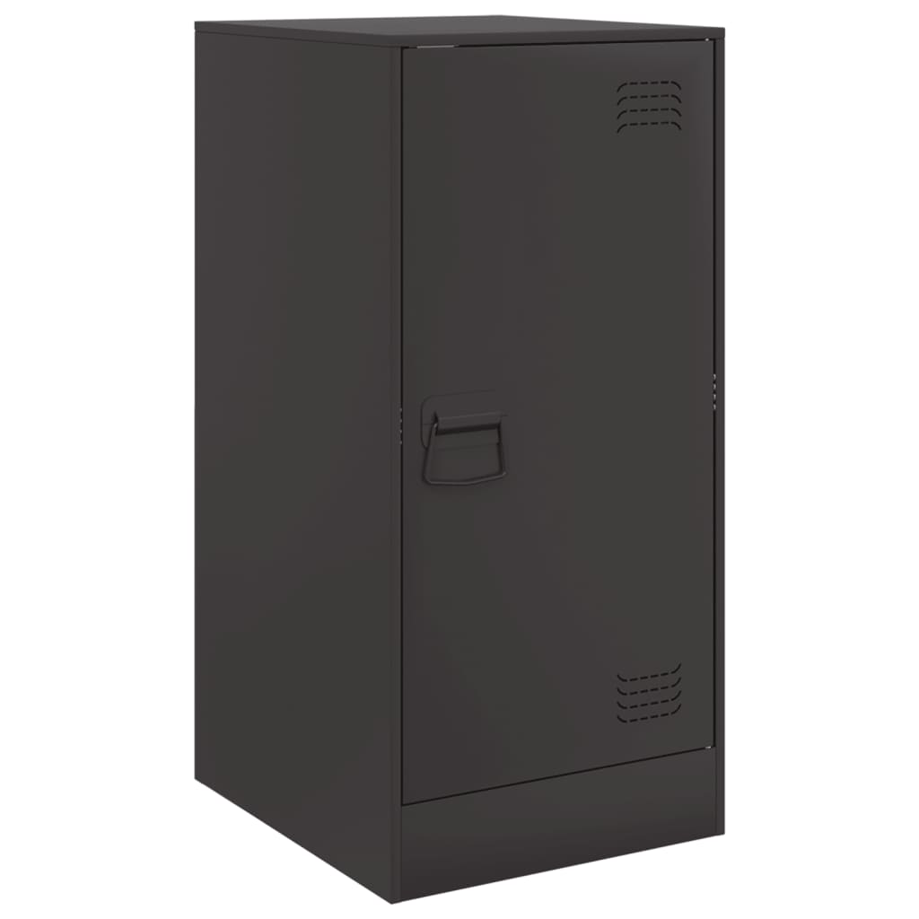 vidaXL Servantă, negru, 34,5x39x73 cm, oțel vidaXL Servantă, negru, 34,5x39x73 cm, oțel